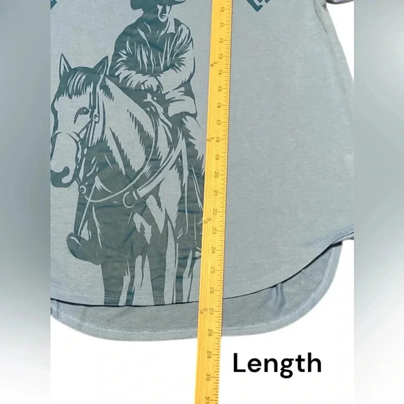 Blue Yellowstone women’s short sleeve T-shirt size XXL - Picture 3 of 5